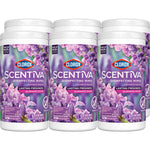 Clorox Scentiva Disinfecting Wipes, Lavender and Jasmine Scent, 75 Wipes/Container, 6/Carton (60040CT)