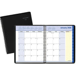 2026 AT-A-GLANCE QuickNotes 7" x 8.75" Monthly Planner, Faux Leather Cover, Black (76-08-05-26)