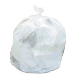 Heritage 40-45 Gallon Kitchen Trash Bag, High Density, 22 mic, Natural, 25 Bags/Roll, 6 Rolls/Carton (Z8048WN R01)