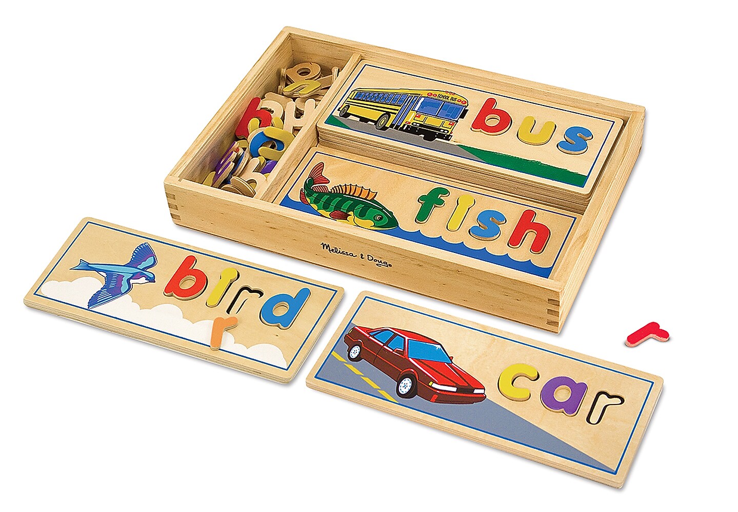Melissa & Doug 72 Piece See and Spell Puzzle (2940)