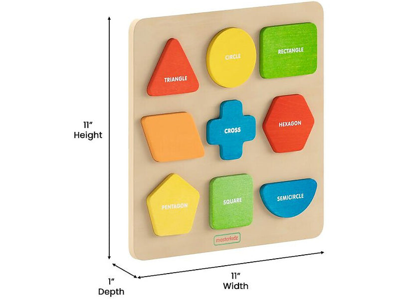 Flash Furniture Bright Beginnings STEM Sorting Shapes and Colors Puzzle Board (MK-MK00576-GG)