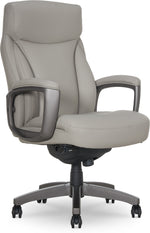 La-Z-Boy Arcadian Ergonomic Bonded Leather Swivel Executive Chair, Beige (60008-BGE)