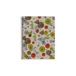 MiquelRius 4-Subject Notebooks, 5.83" x 8.27", College Ruled, 120 Sheets, Multicolored, 5/Case (2963CS)