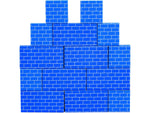 Bankers Box At Play Cardboard Building Block, Assorted Colors, 40/Pack (1230801)