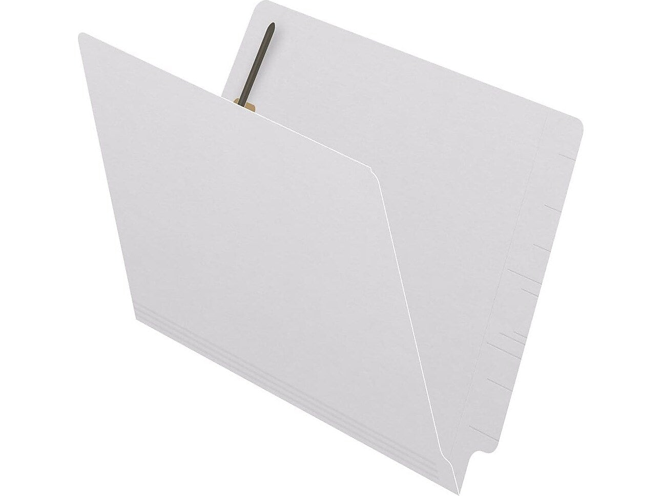 Medical Arts Press Reinforced End Tab File Folder, Straight Cut, Letter-Size, White, 50/Box (S-01602-WHT)
