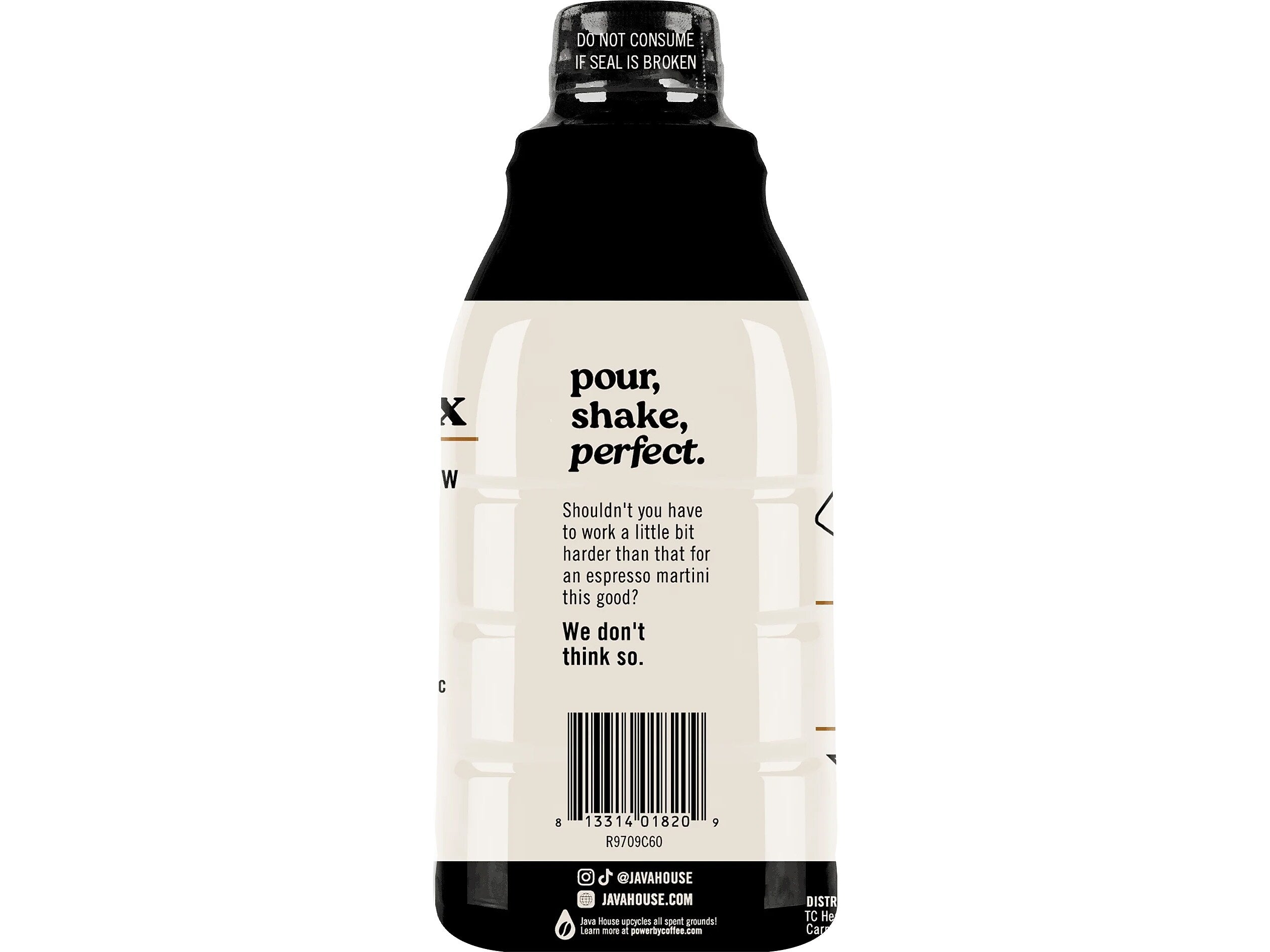 Java House Espresso Cocktail Mix Cold Brew Coffee, 32 fl. oz. (FC309210)