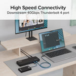 Plugable Thunderbolt 4 Dual Monitor Docking Station (TBT4-UD5)