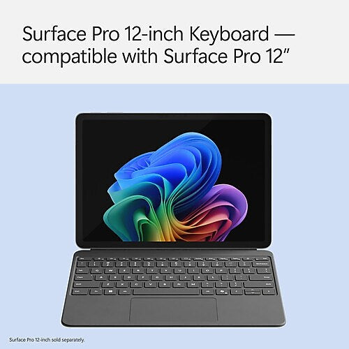 Microsoft Surface Pro 12" Keyboard Cover, Slate (EP2-32033)