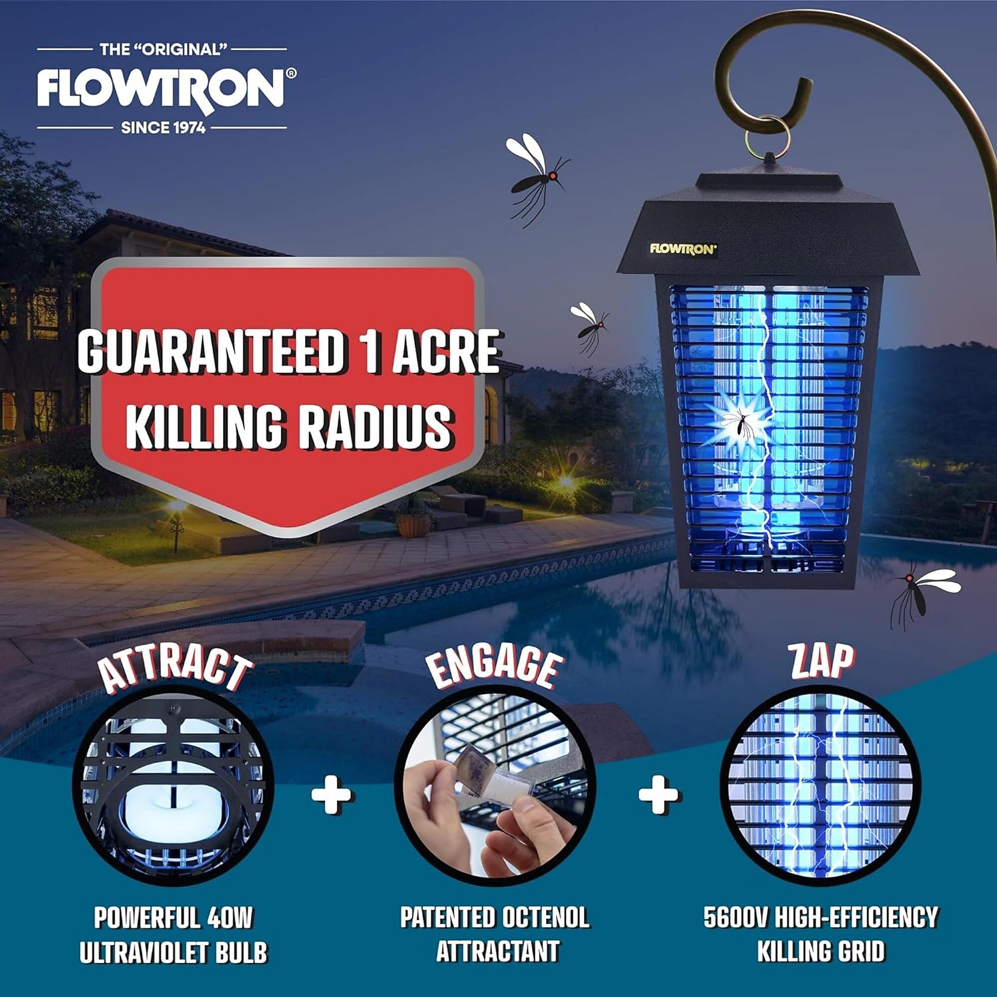 Flowtron Bug Zapper for Multiple Insects