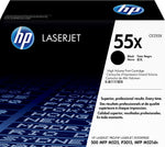 HP 55X Black High Yield Toner Cartridge, Prints Up to 12,500 Pages (CE255X)