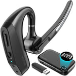 Delton K130 Wireless Noise Canceling Bluetooth Computer Earbud Headset, MS Teams, Black (DBHK130)