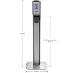 PURELL CS Automatic Floor Stand Hand Sanitizer Dispenser, Graphhite (7518-DS-SLV)