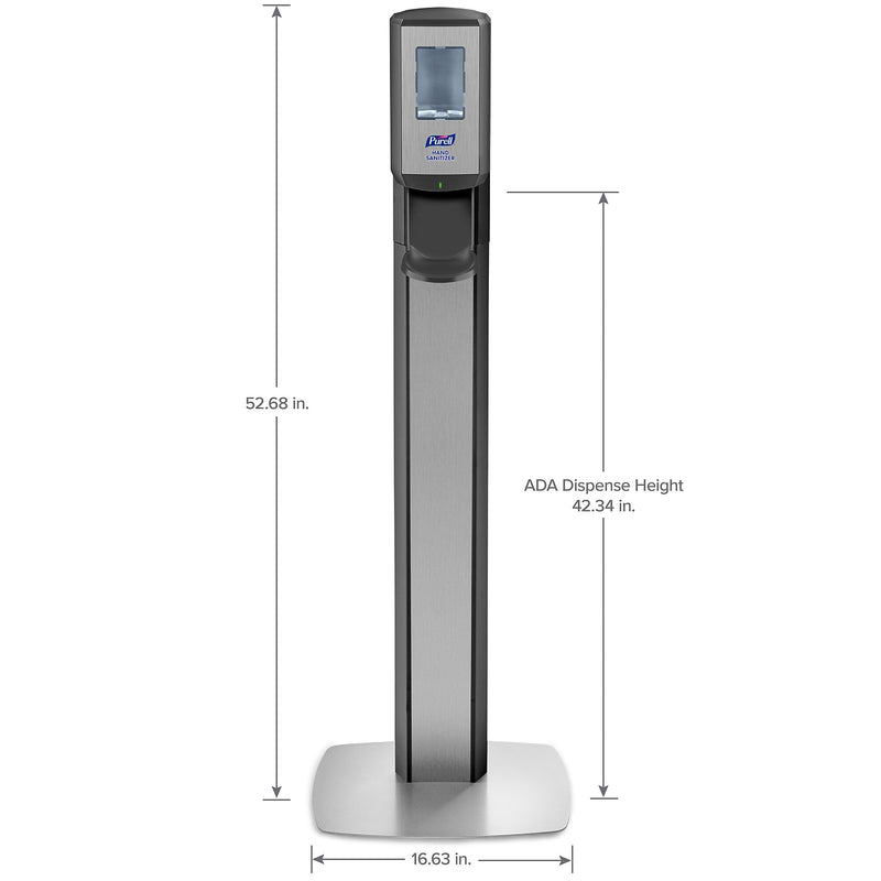 PURELL CS Automatic Floor Stand Hand Sanitizer Dispenser, Graphhite (7518-DS-SLV)