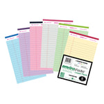 Roaring Spring Paper Products Enviroshades Notepad, 5" x 8.25", Legal Ruled, 6/Pack (74220)
