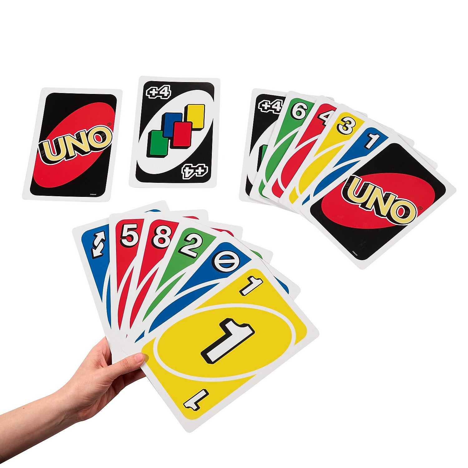 Mattel Giant UNO Family Card Game , 2/Pack (GPJ46)