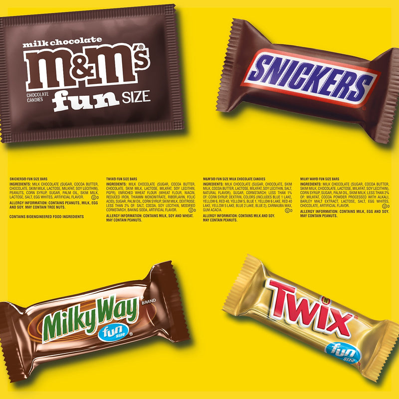 Mars Fun-Size Milk Chocolate Candy Variety Pack, 40.3 oz., 75 Pieces (459747)