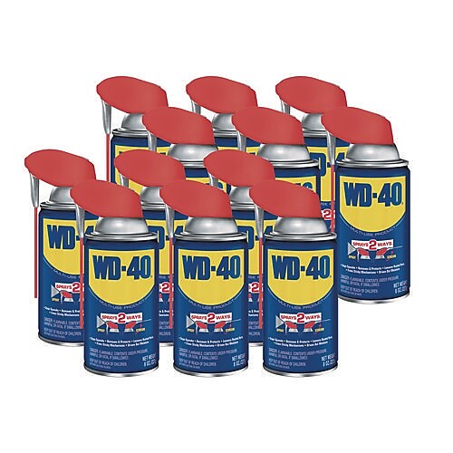 WD-40 Smart Straw 8 oz. Penetrating Lubricant, 12/Carton (WDF490026)