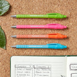 Paper Mate FlexGrip Ultra Retractable Ballpoint Pen, Medium Point, 1.0mm, Black Ink, Dozen (2204001)