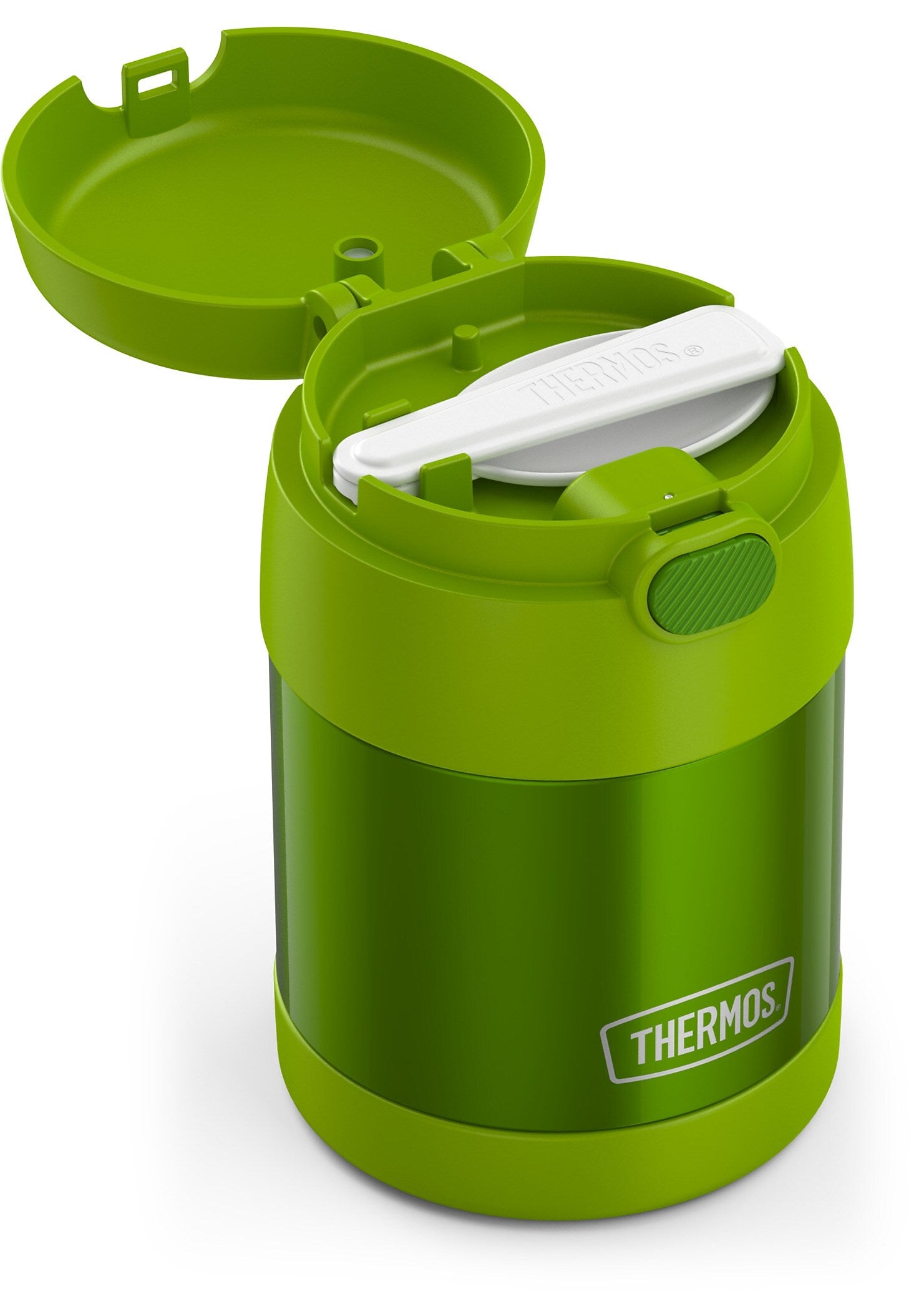 Thermos FUNtainer Kids Stainless Steel Insulated Food Jar, Lime, 10 oz. (EAF3100LM6)