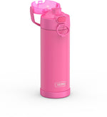 Thermos FUNtainer Stainless Steel Vacuum Insulated Water Bottle, 16 oz., Neon Pink (EAF42100NP6)