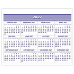 2026 AT-A-GLANCE Flip-A-Week 5.5" x 7" Weekly Desk Calendar, White/Purple (SW700X-00-26)