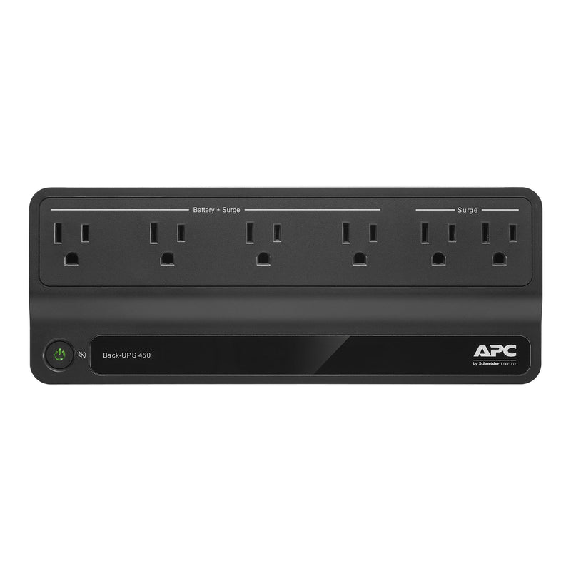APC Back-UPS 450 450VA 6-Outlet Standby UPS, Black (BN450M)