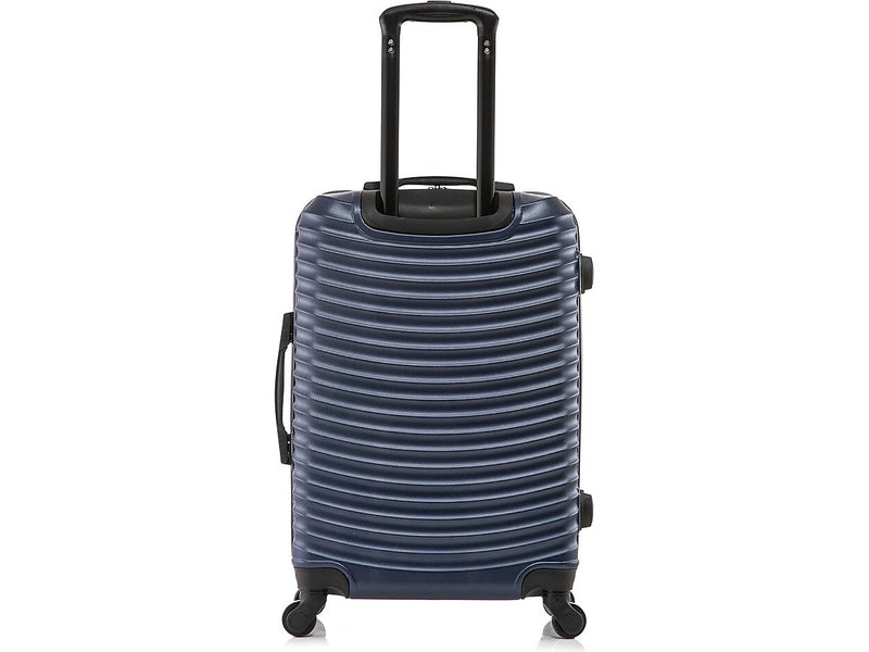 DUKAP Adly 24" Hardside Suitcase, 4-Wheeled Spinner, TSA Checkpoint Friendly, Navy Blue (DKADL00M-BLU)