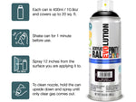 Pintyplus Evolution Water-Based Spray Paint, Flame Red, 10.9 oz., 2/Pack (NOV 755-2PK)