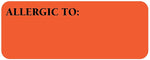 Allergy Alert Label, 2-1/4" x 7/8"