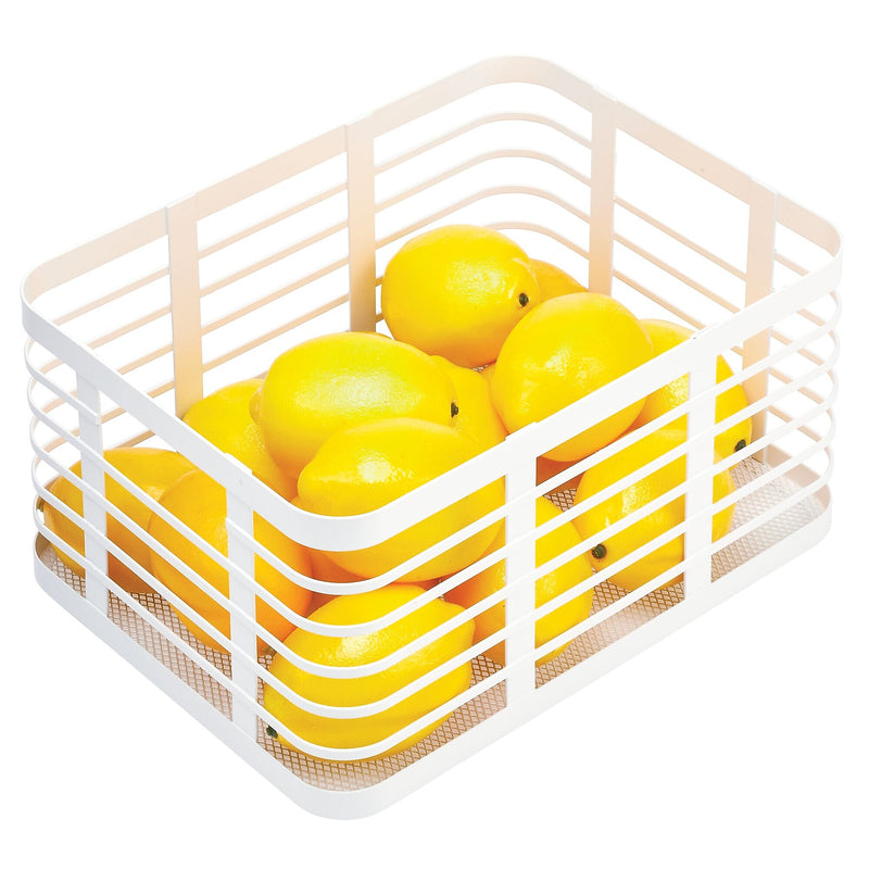 mDesign Steel Organizer, Matte White (25931)