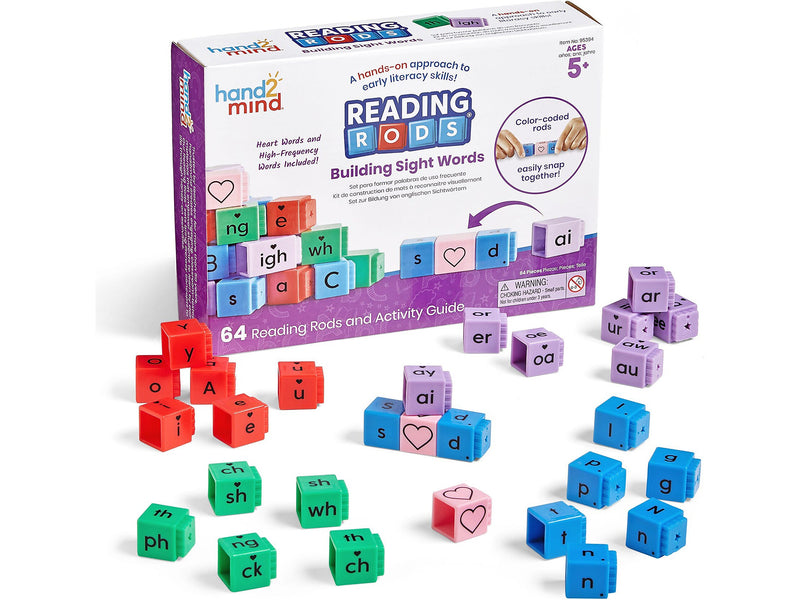 hand2mind Reading Rods Building Sight Words (95394)