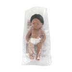MINILAND Anatomically Correct 15" Baby Doll, Native American Boy (MLE31239)