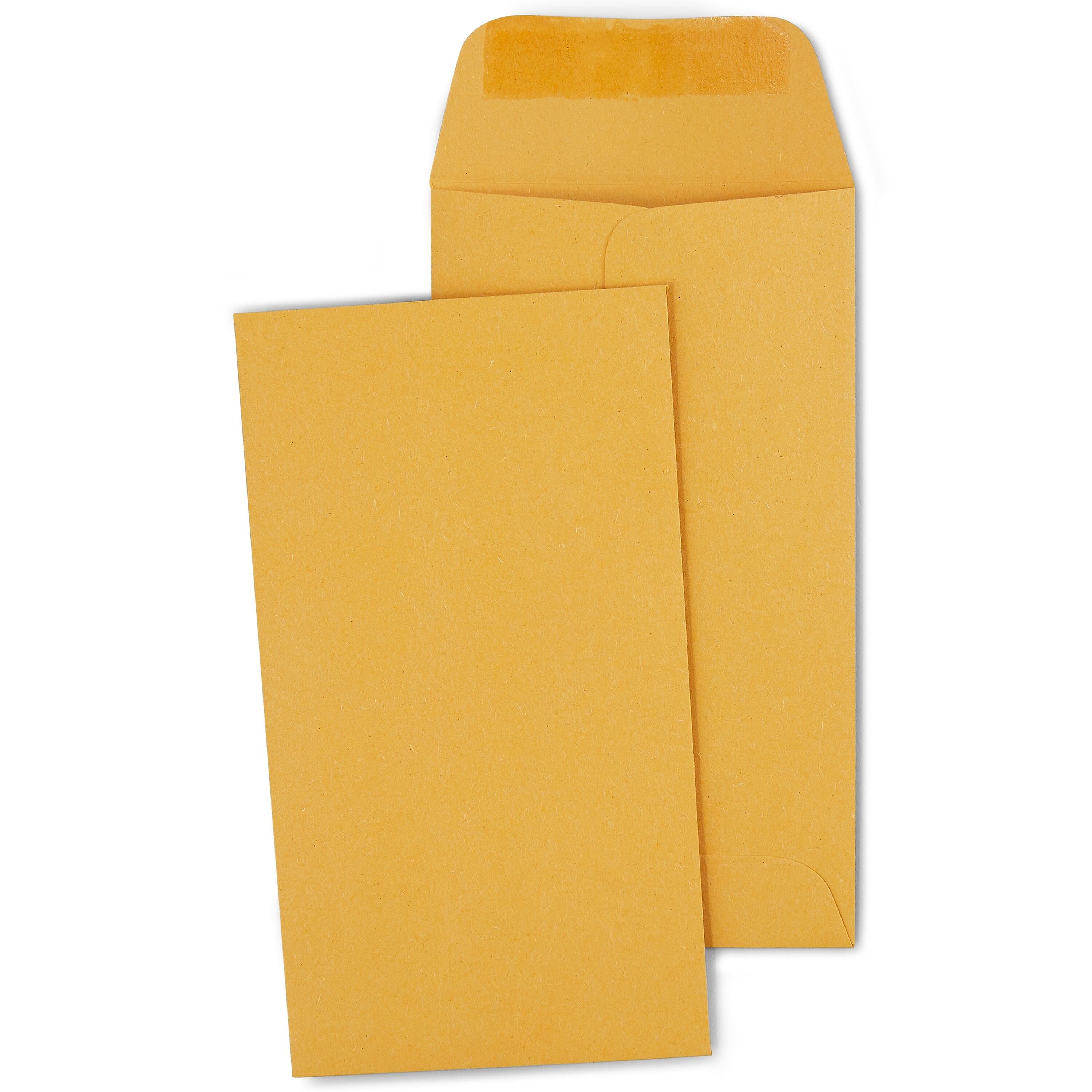 Staples Kraft #5 1/2 Coin Envelope, Other, Brown, 500/Box (ST19851-CC)