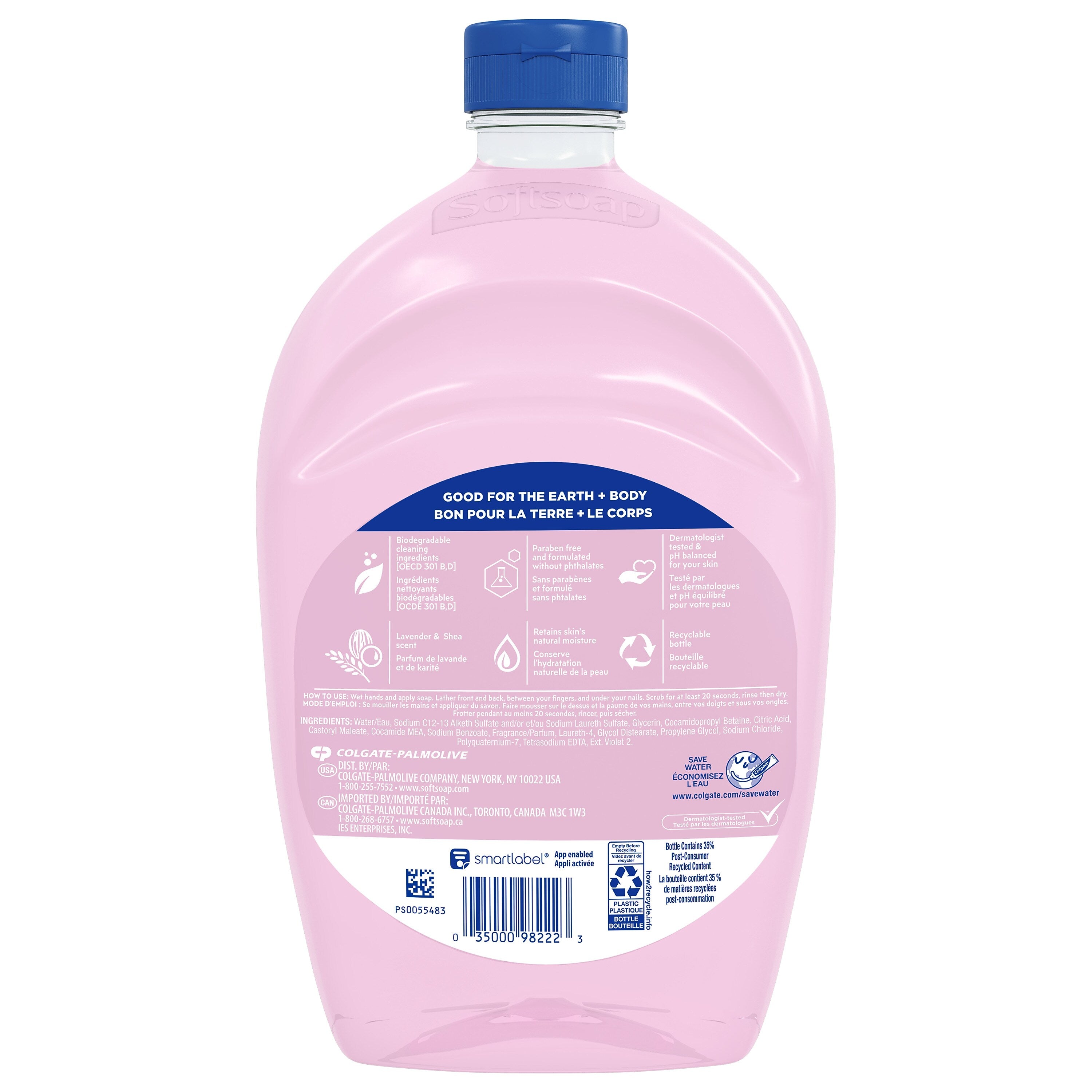 Softsoap Liquid Hand Soap Refill, Lavender & Shea Butter Scent, 50 Fl. Oz. (US07151A)