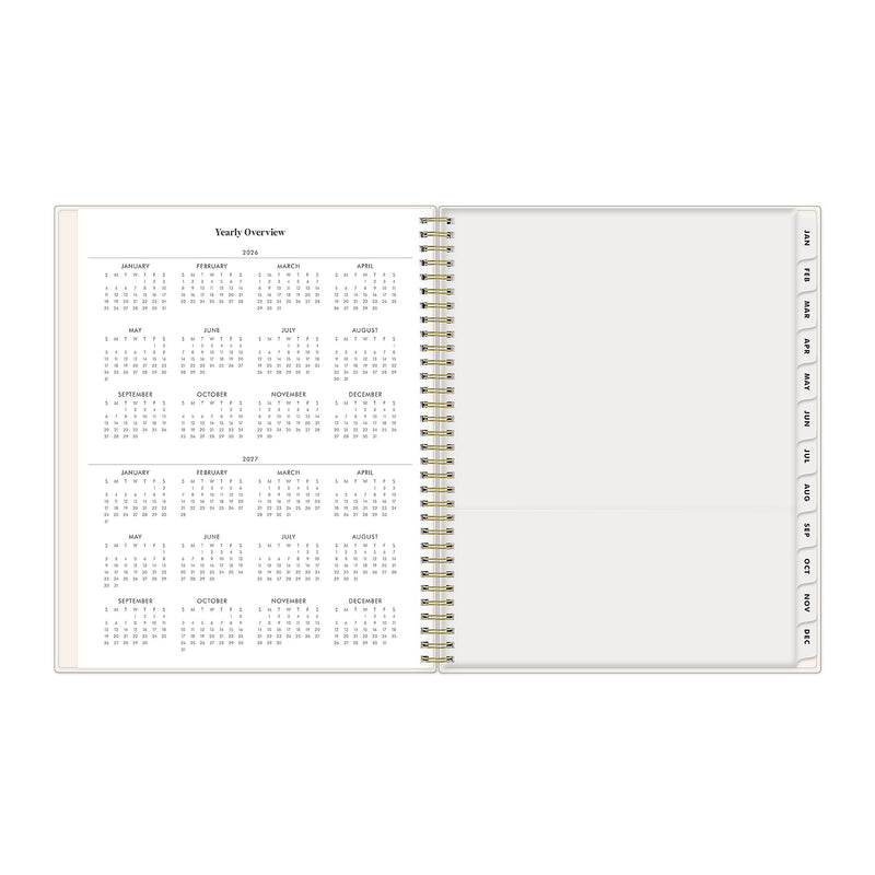 2026 Blue Sky The Everygirl Meena 8.5" x 11" Calendar Year Weekly & Monthly Planner, Plastic Cover, Multicolored (152796)