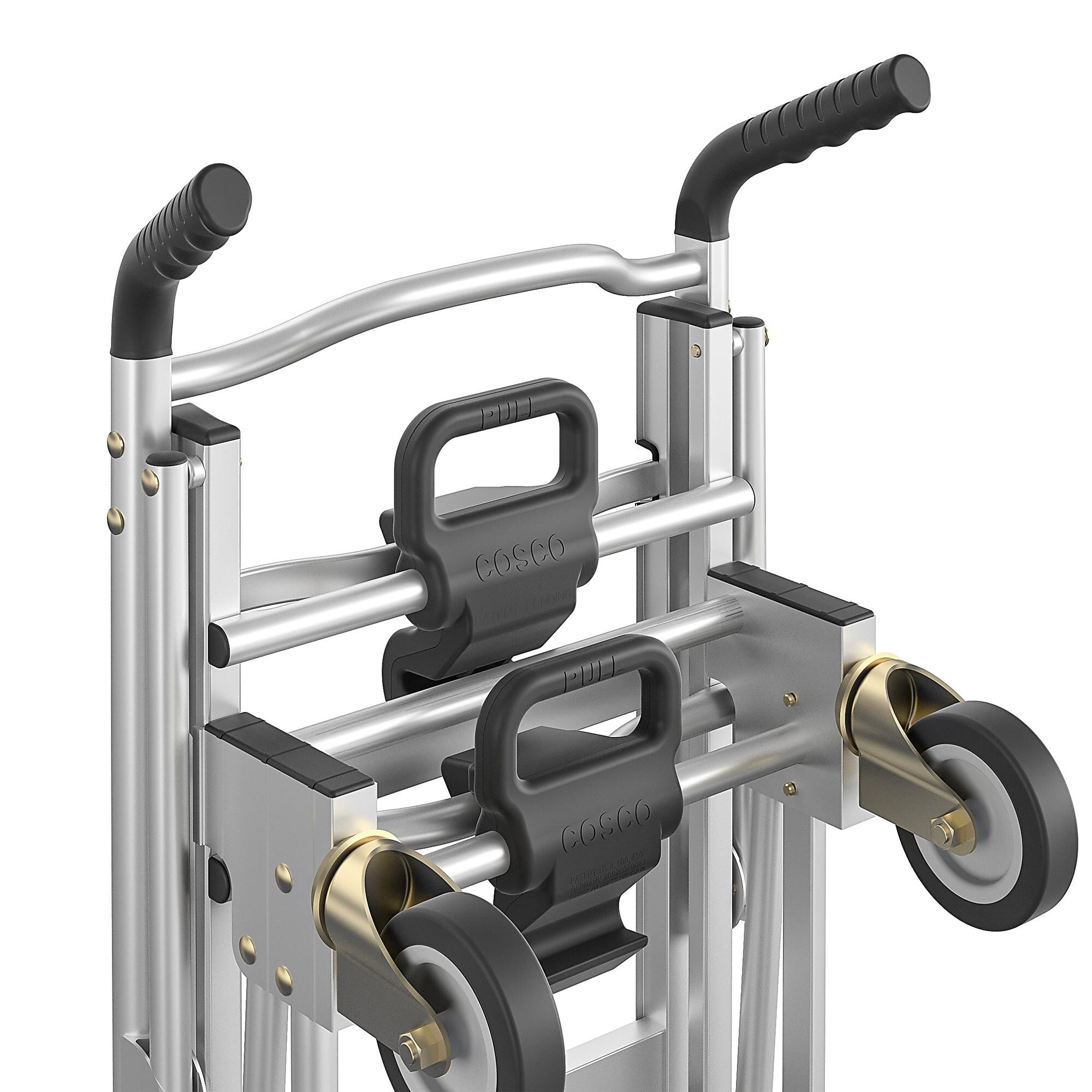 Cosco 3-in-1 Assist Series Convertible Hand Truck, 1000 lb. Capacity, Silver (12312ABL1E)