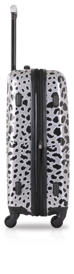 TUCCI Hardside Carry-On Suitcase, 4-Wheeled Spinner, TSA Checkpoint Friendly, Winter Leaopard (T0158-20in-WINL)