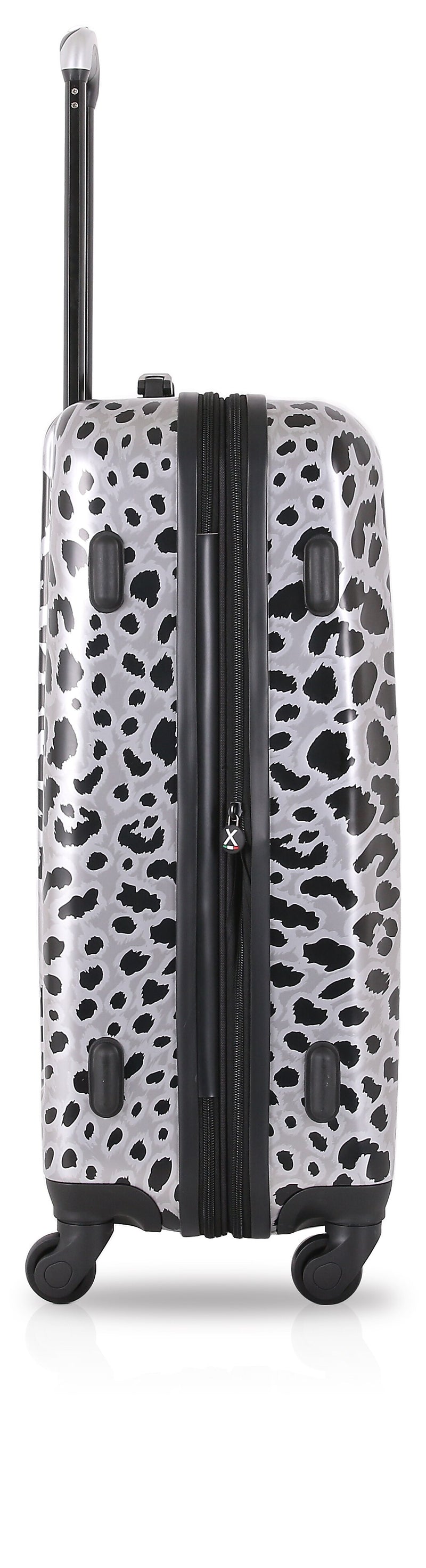 TUCCI Hardside Carry-On Suitcase, 4-Wheeled Spinner, TSA Checkpoint Friendly, Winter Leaopard (T0158-20in-WINL)
