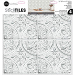 York Wallcoverings Carrara Marble Hexagon Peel and Stick Backsplash (TIL4245FLT)