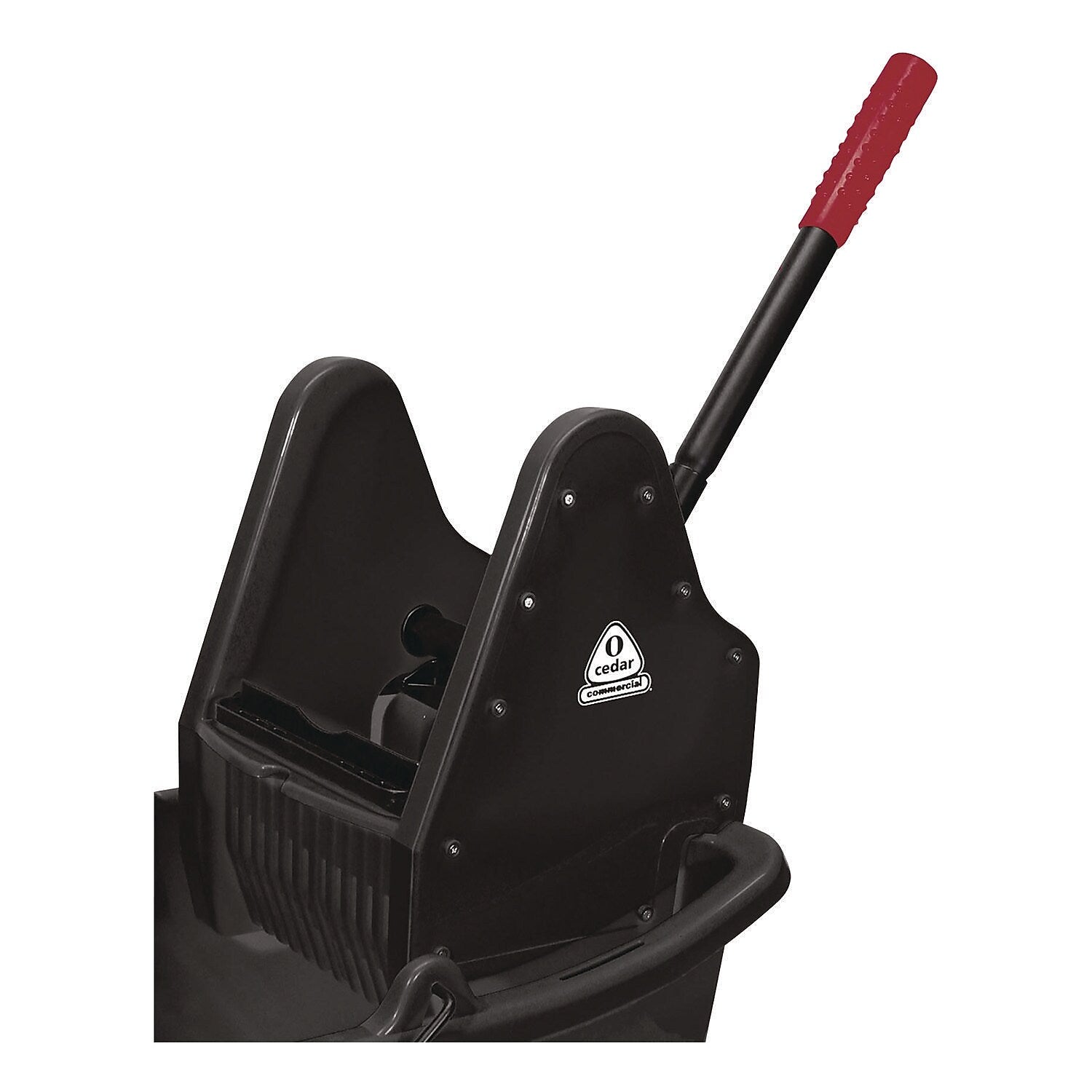 Nexstep Commercial Products Premier Mop Bucket & Down-Press Wringer, 35 Quart, Black (96998)