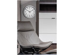 Infinity Instruments Obsidian ITC Wall Clock, 14"Dia. (12830SV-830)
