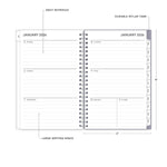 Planning Calendar BS Laila Poly CYO 5x8 RY26 Wkly/Mthly Safety Wirebound -