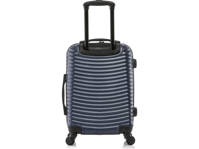 DUKAP Adly 20" Hardside Suitcase, 4-Wheeled Spinner, TSA Checkpoint Friendly, Navy Blue (DKADL00S-BLU)
