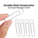Staples Jumbo Paper Clips, Silver, 100/Box (A7026601A)