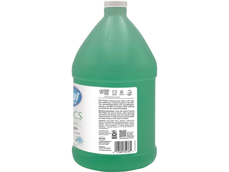 Dial Professional Basics Foaming Hand Soap Refill, 1 Gal. (17000354385)