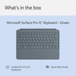 Microsoft Surface Pro 12" Keyboard Cover, Ocean (EP2-32750)