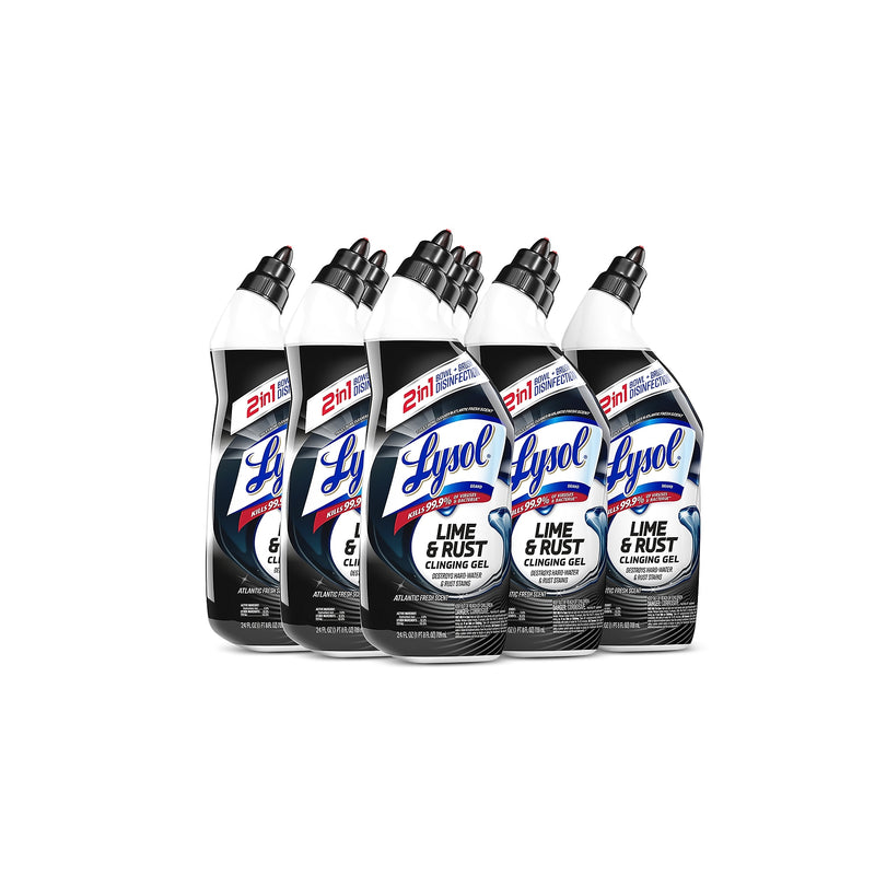 Lysol Toilet Bowl Cleaner Lime and Rust Remover, 24 Oz. (1920098013X)