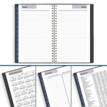 2025-2026 AT-A-GLANCE DayMinder 5" x 8" Academic Year Weekly & Monthly Planner, Plastic Cover, Charcoal (AYC200-45-26)