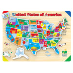 The Learning Journey International 40-Piece Lift & Learn USA Map Puzzle (LJI501726)