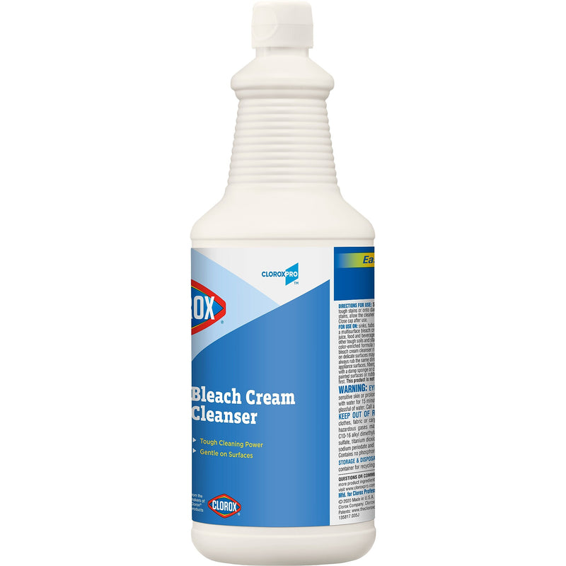 CloroxPro Clorox Bleach Cream Cleanser, 32 oz., 8/Carton (CLO 30613)